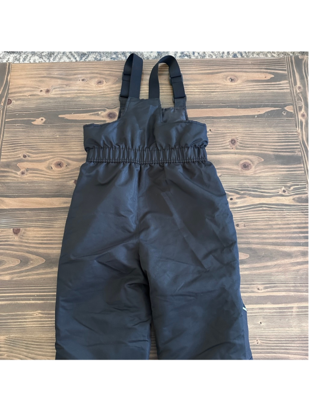 Boys Swisstech Snow Bibs Puffer Ski Pants Black Reflective Size M 8 - Picture 6 of 8